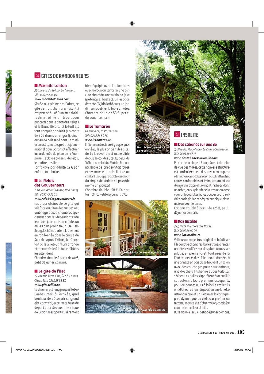 Destination Magazine - Septembre 2015